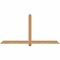 Ekena Millwork Eugene Smooth Timber Gable Bracket, Western Red Cedar, 72"W x 36"H x 3 1/2"D x 3 1/2"F, 12/12 Pitch GBW072X36X0404EUG00SWR - alternate 1
